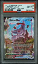 Espeon VMAX 270/264 Fusion Strike PSA 10 64163001