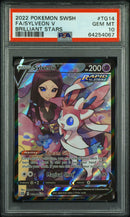 Sylveon V TG14/TG30 Brilliant Stars PSA 10 64254067