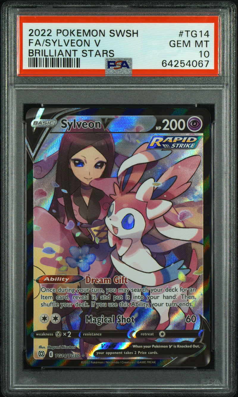 Sylveon V TG14/TG30 Brilliant Stars PSA 10 64254067