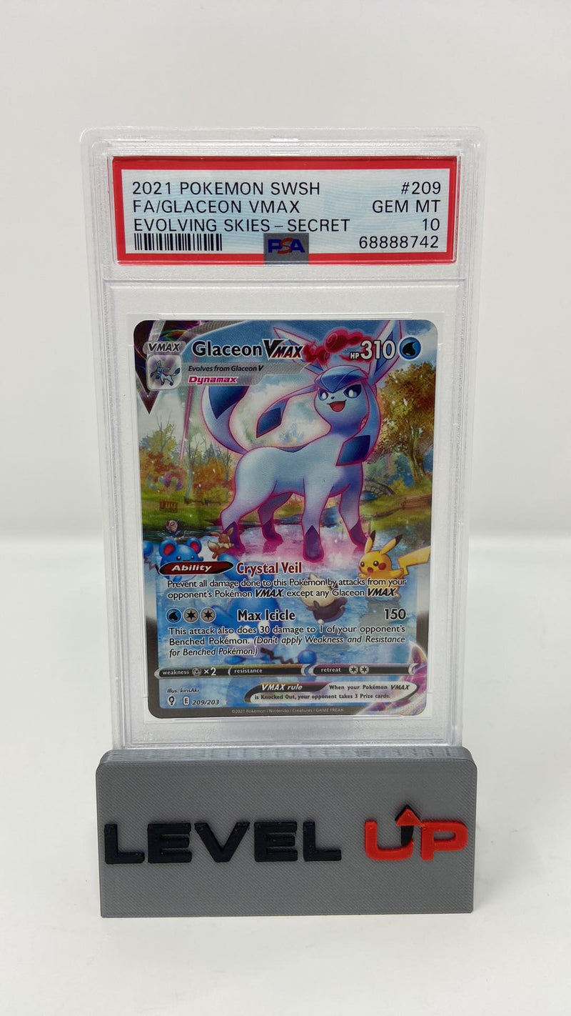 Glaceon VMAX 209/203 Evolving Skies PSA 10 68888742