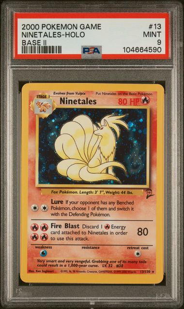 Ninetales 13/130 Base Set 2 PSA 9 104664590