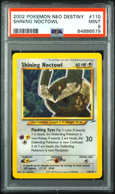 Shining Noctowl 110/105 Neo Destiny PSA 9 64886579