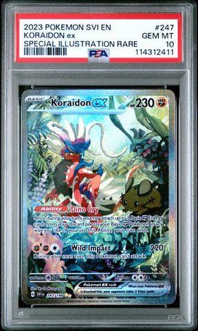 Koraidon ex 247/198 S&V Base Set PSA 10 114312411