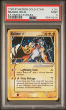 Raikou Gold Star 114/115 Unseen Forces PSA 9 98815208
