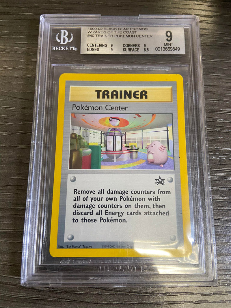 Pokemon Center 40 Black Star Promo BGS 9 0013669849