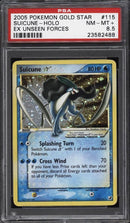 Suicune Star 115/118 EX Unseen Forces PSA 8.5 23582488