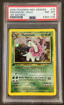 Meganium 10/111 1st Edition Neo Genesis PSA 8 53941145