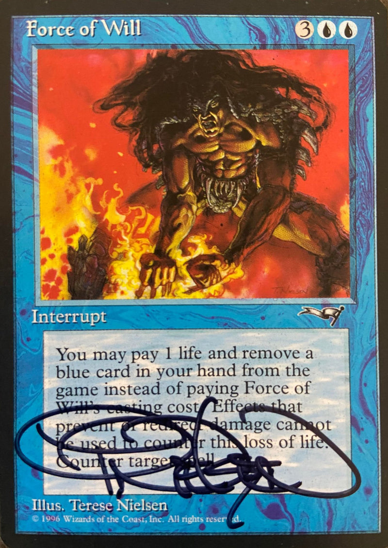 Force of Will Signed [Alliances]