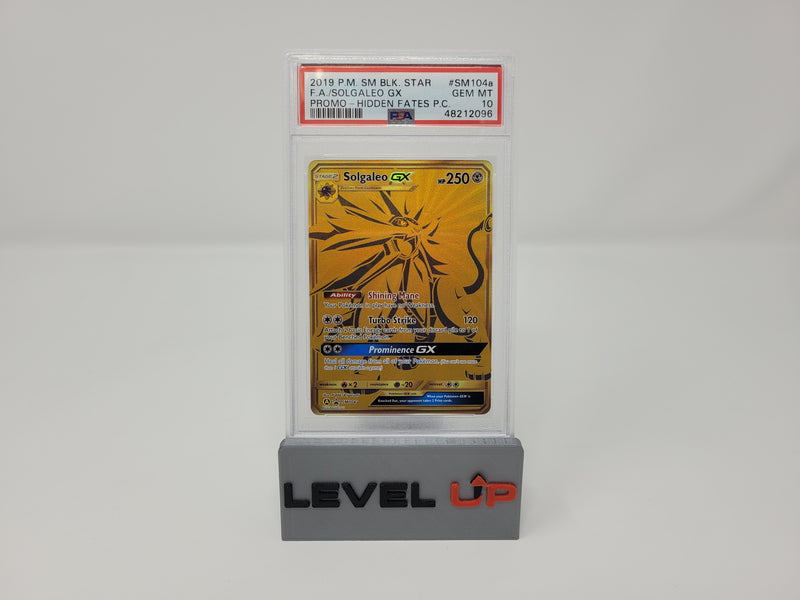 Solgaleo GX SM104A Black Star Promo PSA 10 48212096