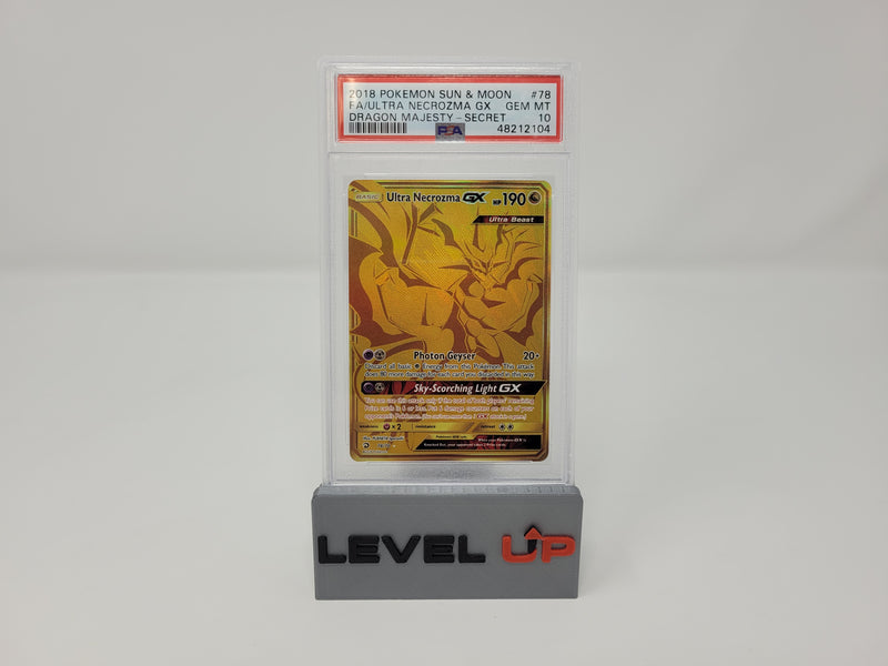 Ultra Necrozma GX 78/70 Dragon Majesty PSA 10 48212104