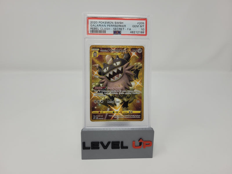 Galarian Perrserker 205/192 Rebel Clash PSA 10 48212188