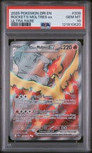 Team Rocket's Moltres ex 208/182 Destined Rivals PSA 10 121810620