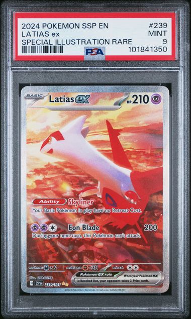 Latias ex 230/191 Surging Sparks PSA 9 101841350