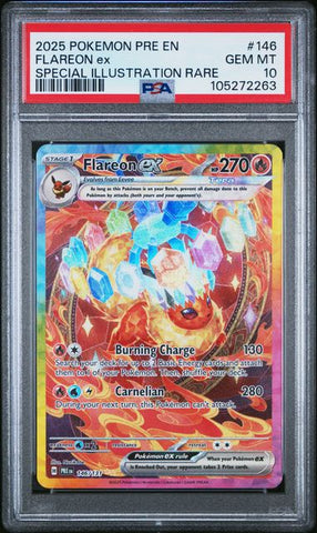 Flareon ex 146/131 Prismatic Evolutions PSA 10 105272263