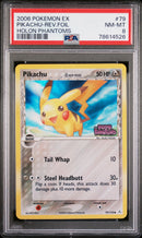 Pikachu 79/110 Holon Phantoms Reverse Holo PSA 8 78614526