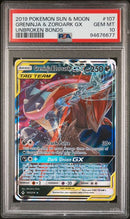 Greninja & Zoroark GX 107/214 Unbroken Bonds PSA 10 94676677