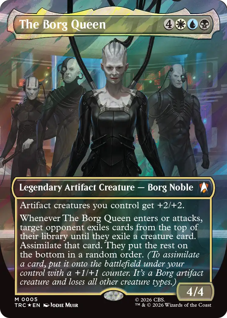 The Borg Queen (Borderless) (Surge Foil) [Star Trek Commander]