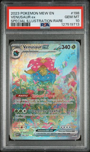 Venusaur ex 198/165 S&V 151 PSA 10 127519713