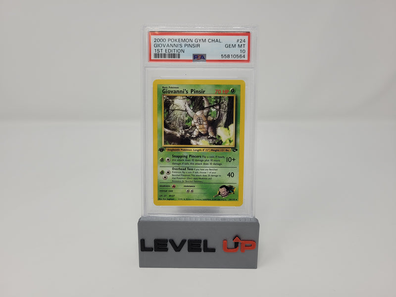 Giovanni's Pinsir 1st Ed. 24/132 Gym Challenge PSA 10 55810564
