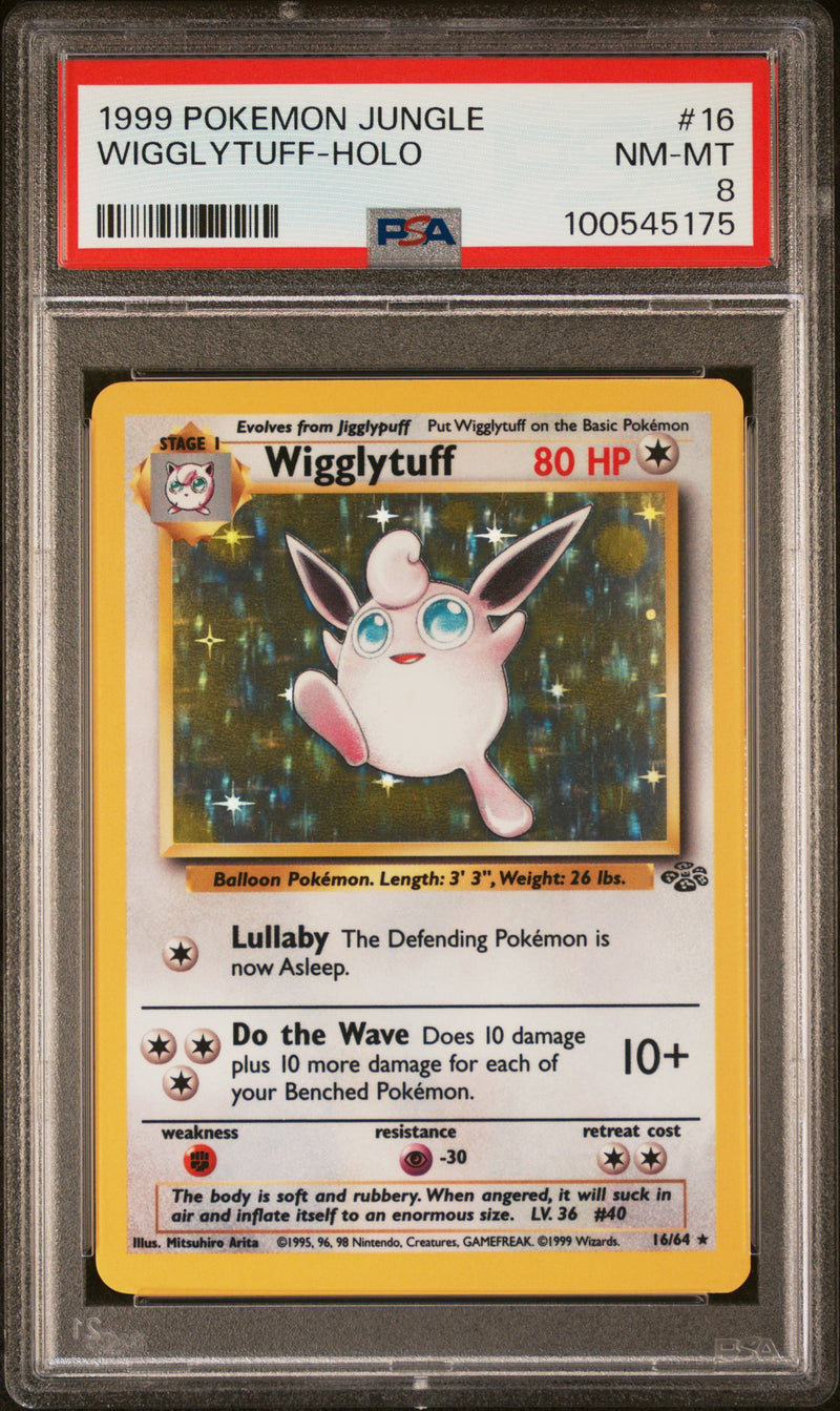 Wigglytuff 16/64 Jungle PSA 8 100545175