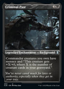 Criminal Past (Foil Etched) [Commander Legends: Battle for Baldur's Gate]