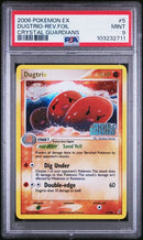 Dugtrio - Rev. Holo 5/100 Crystal Guardians PSA 9 103232711