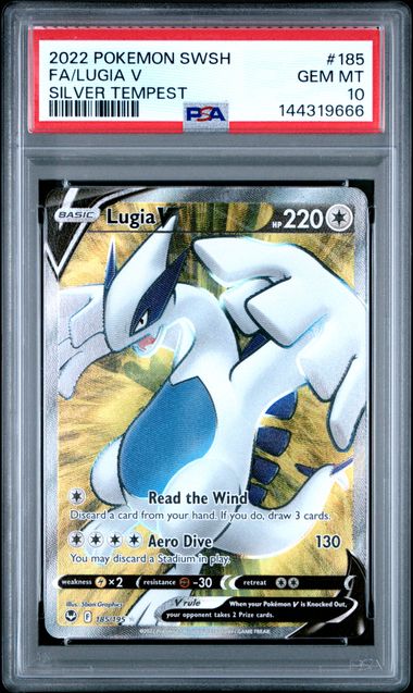 Lugia V 185/195 Silver Tempest PSA 10 144319666