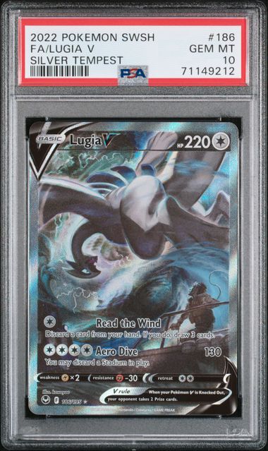 Lugia V 186/195 Silver Tempest PSA 10 71149212
