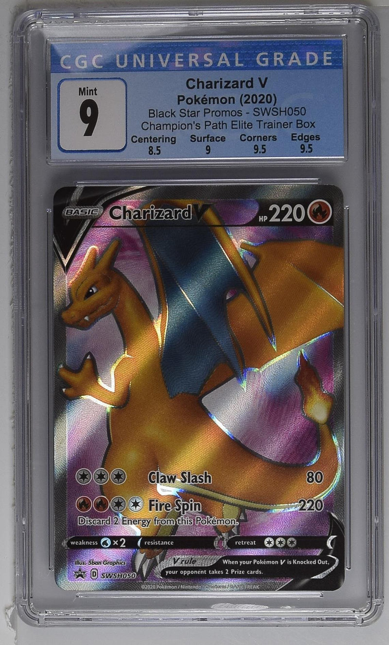 Charizard V Sword and Shield Promo SWSH050 CGC 9 3793136029