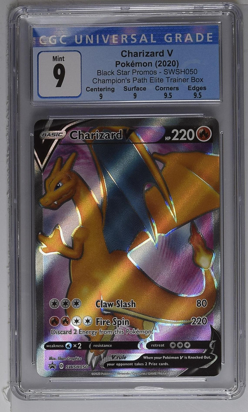 Charizard V Sword and Shield Promo SWSH050 CGC 9 3793136039