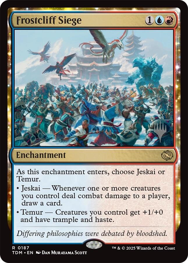 Frostcliff Siege (Promo Pack) [Tarkir: Dragonstorm Promos]
