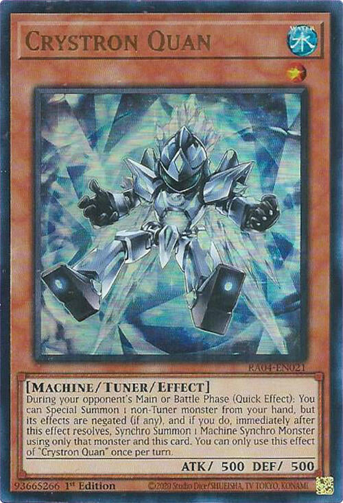 Crystron Quan [RA04-EN021] Ultra Rare