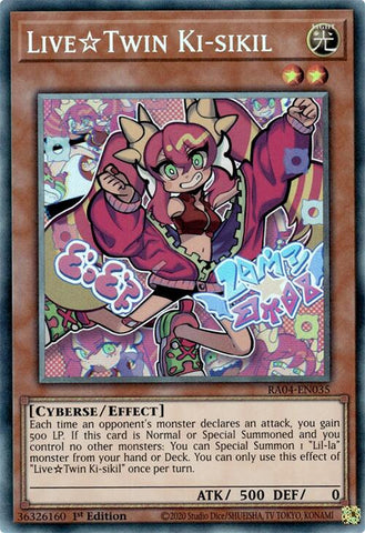 LiveTwin Ki-sikil [RA04-EN035] Prismatic Collector's Rare