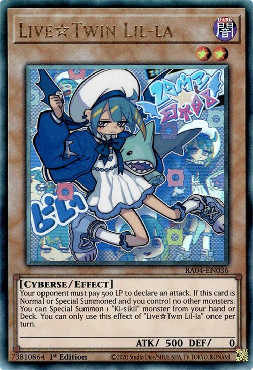 LiveTwin Lil-la [RA04-EN036] Prismatic Ultimate Rare