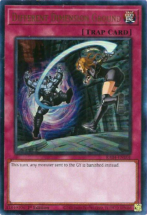 Different Dimension Ground [RA04-EN101] Ultra Rare