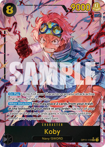 Koby (119) (Alternate Art) [A Fist of Divine Speed]