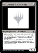 The Companion of the Wilds [Unknown Event]