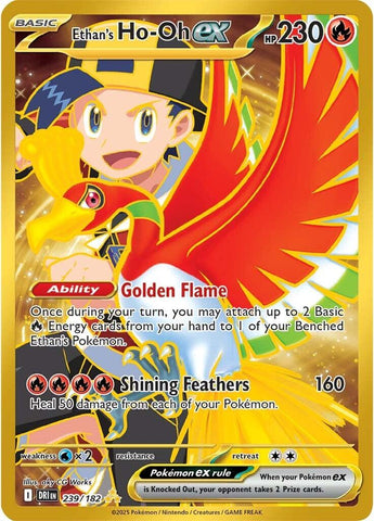 Ethan's Ho-Oh ex (239/182) [Scarlet & Violet: Destined Rivals]