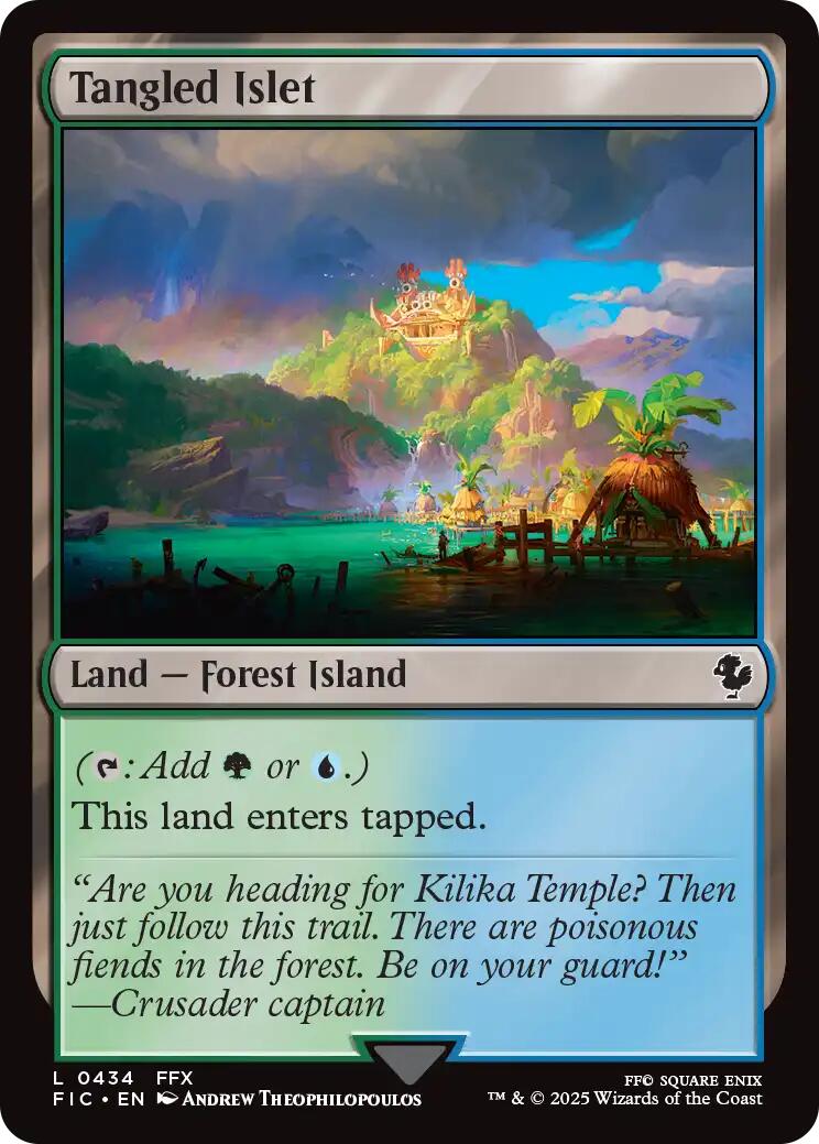 Tangled Islet (Surge Foil) [FINAL FANTASY Commander]
