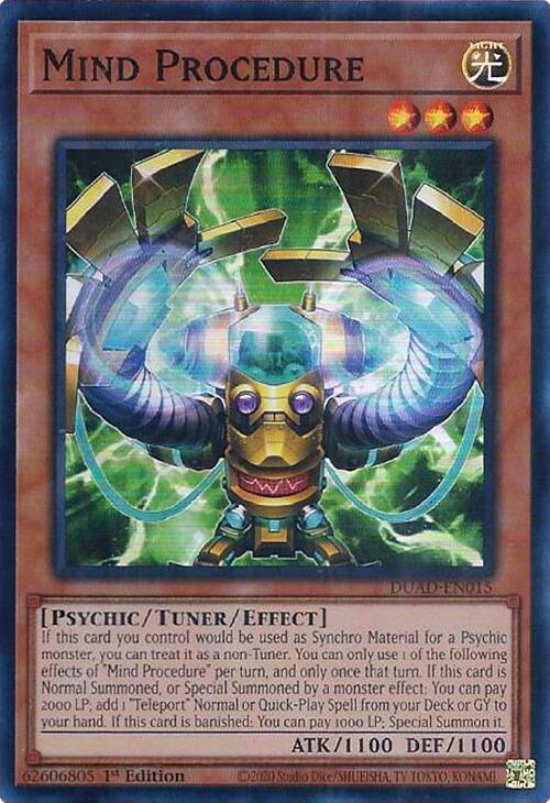 Mind Procedure [DUAD-EN015] Super Rare