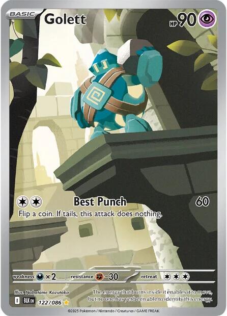 Golett (122/086) [Scarlet & Violet: Black Bolt]