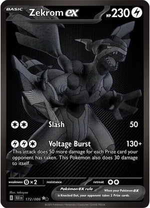Zekrom ex (172/086) [Scarlet & Violet: Black Bolt]