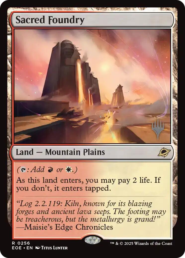Sacred Foundry (Promo Pack) [Edge of Eternities Promo Pack]