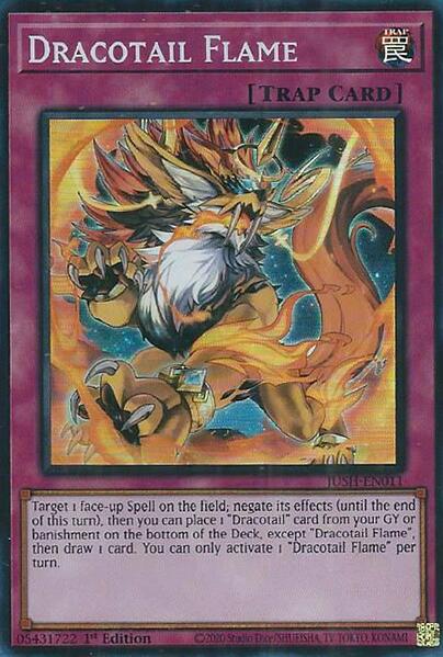 Dracotail Flame (Super Rare) [JUSH-EN011] Super Rare