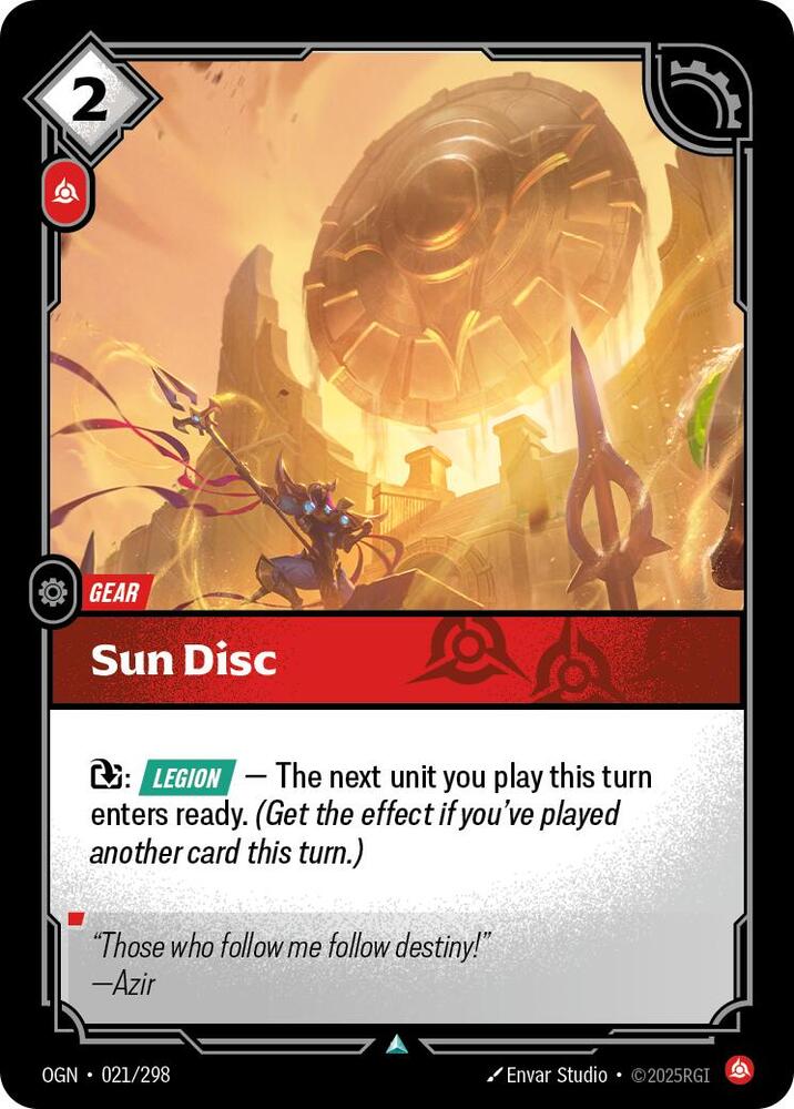 Sun Disc 021/298 RFTB1