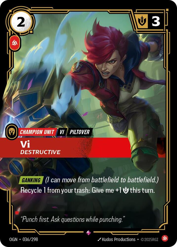 Vi, Destructive - Origins (OGN)