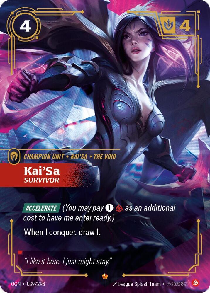 Kai'Sa - Survivor 039/298 RFTB1