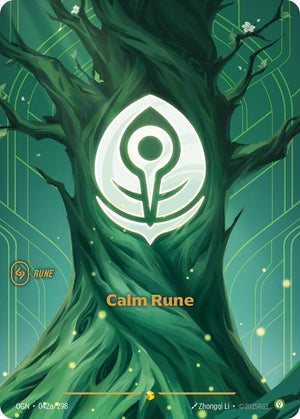 Calm Rune (Alternate Art) 042a/298 RFTB1