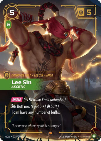 Lee Sin - Ascetic 078/298 RFTB1