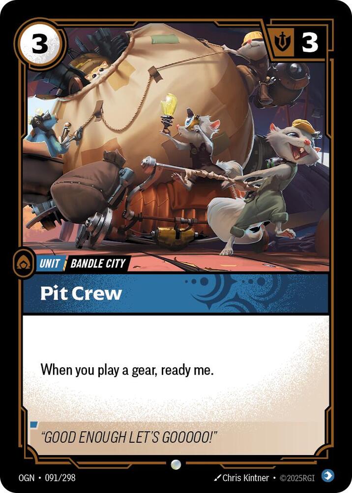 Pit Crew 091/298 RFTB1